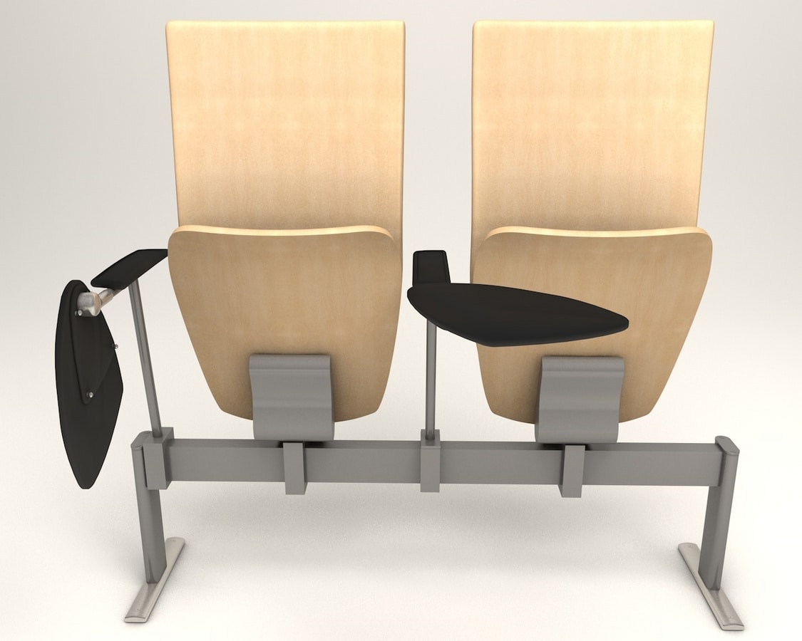 VEKTEN A185 HIGH BACK, Seat on beam with high back