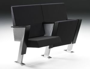 Vesta Angular, Auditorium armchair with armrests with an angular design