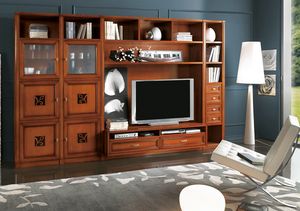 Art. 940, Classic living room furniture in walnut