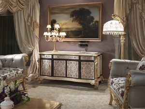 Nobile-G cabinet, Classic style living room furniture