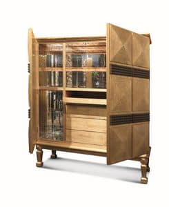 Pavo, Cocktail cabinet, luxurious, handcrafted