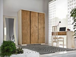 Art. B23, Modern wardrobe with oak doors