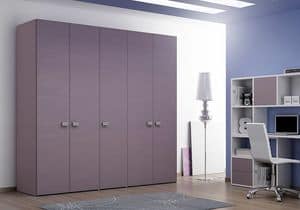 Wardrobe Basic AE 17, Simple wardrobe, ideal for offices and bedrooms
