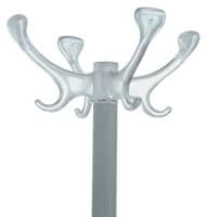Elk, Coat stand in steel and polycarbonate
