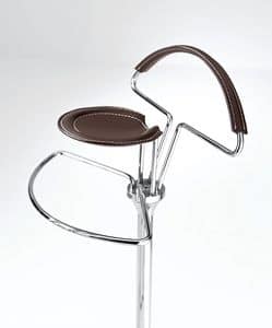 TEAM sm, valet, clothes stand, metal and leather valet Bedroom, Home, Hotel