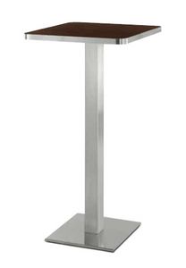art. 4444-Inox, High table for ice cream parlors and bars