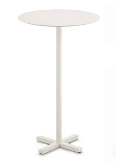 art. 4754-Bold, High table with cross base in metal