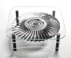 AIR-TAV0165, Coffee table produced with original airplane parts