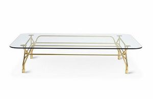 Botany Coffee Table, Coffee table with glass top