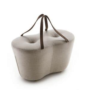 CADDY, Padded multifunctional pouf, with various accessories
