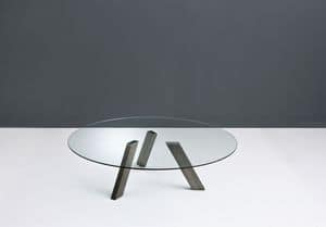 coffee table, Coffee table with glass top suited for modern living