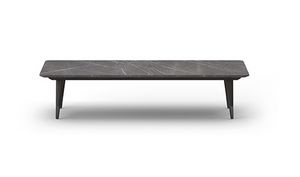 Coffee table Coco 068, Rectangular coffee table with marble top