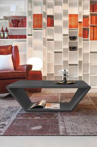 CONE TL506, Rectangular matt lacquered coffee table