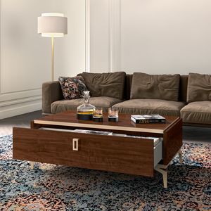Eva Art. EADNOCT01, Wooden coffee table with drawer
