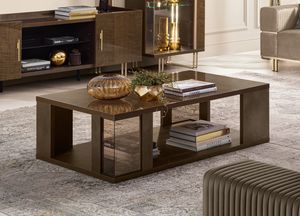 FIAMMA coffee table, Rectangular coffee table, with balanced lines