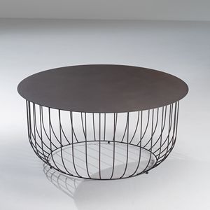 Hemisphere HR685-070, Round metal coffee table