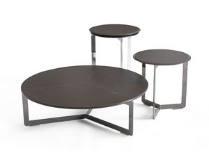 Malib, Coffee tables with top covered in leather