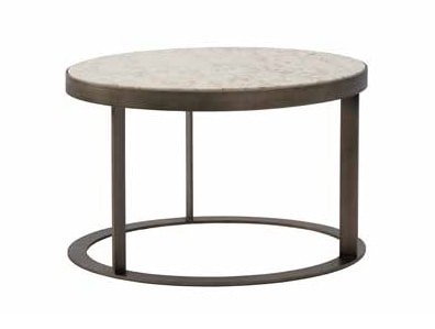 Matisse Small coffee table Art. EM0301, Coffee table with round marble top