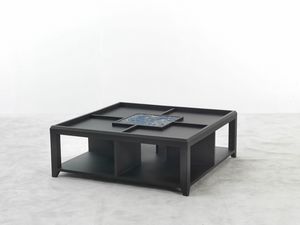 MILETO 2018-14, Square tables in wood and sodalite