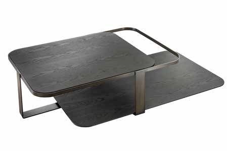 Montecarlo coffee table, Coffee table with two tops