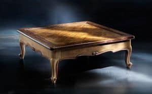 Museum Art. 82.329, Coffee table in walnut and cherry, for classic hall