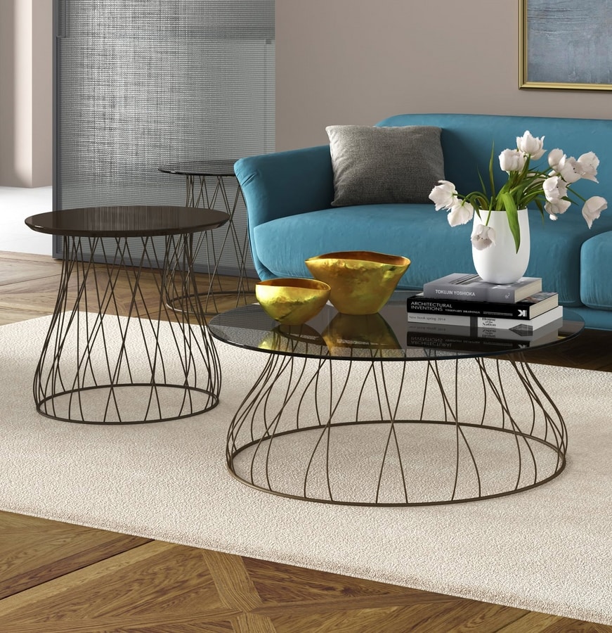 Rodeo, Coffee tables with intertwined bases