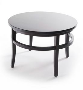 Tav BG, Wooden coffee table with rounded shapes