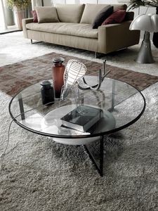 Tribas, Coffee table with round top