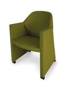 NESTAR, Tub chair, robust and agile, for waiting room