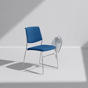 ZERO9 FILO, Stackable chair, with a light and elegant structure