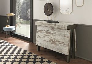 Astoria, Extendable console with mortar-look top