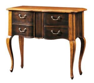 Daniela FA.0010, Console with 4 drawers, Louis XV style