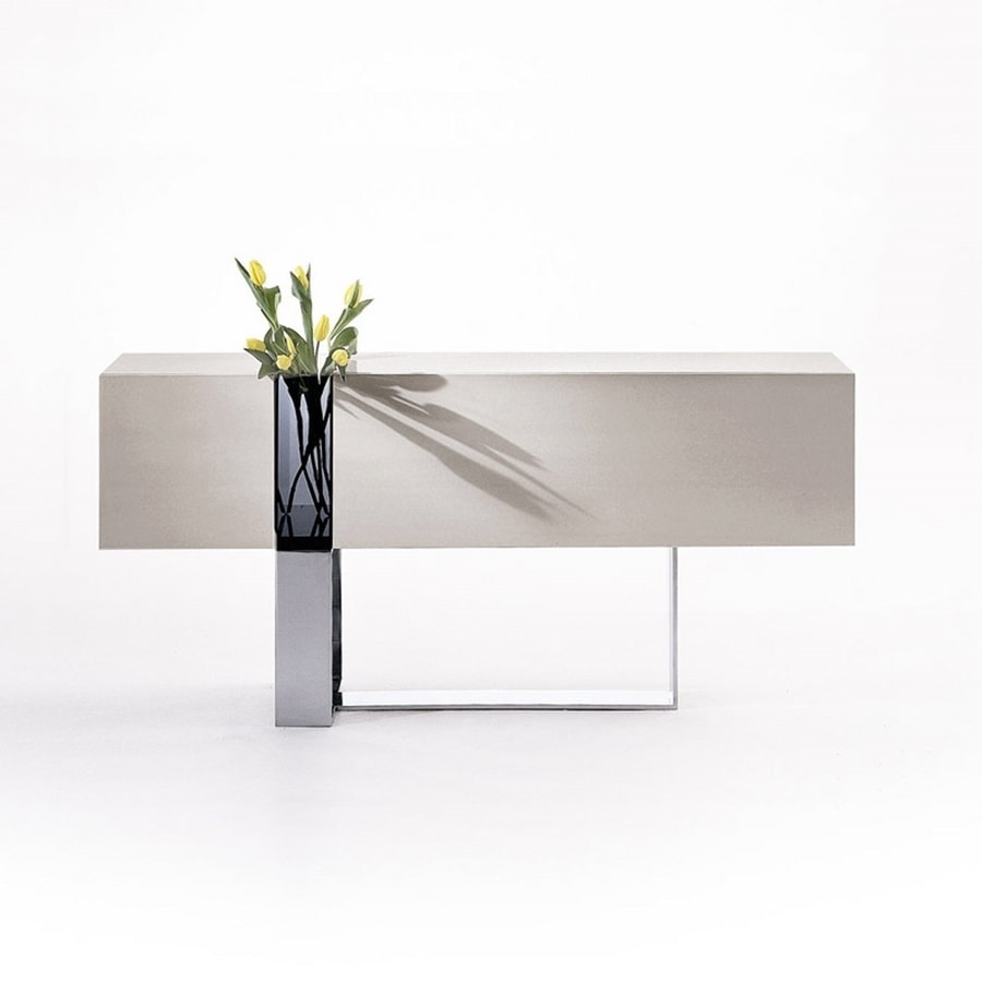 FLÒ comp.02, Console with crystal vase