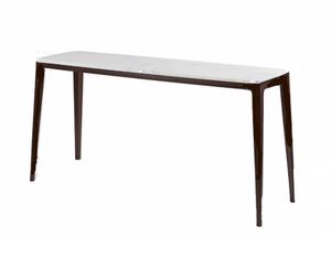 Indigo console, Console with marble top