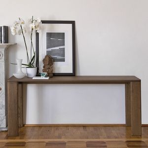 Keel console, Wooden console, elegant and essential design