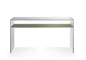 Miss Consolle, Console with glass top for modern entrance