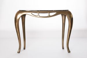 OMERO console, Contemporary console with marble top