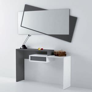 Smart 350, Console in laminate, with 1 drawer, for entrance hall