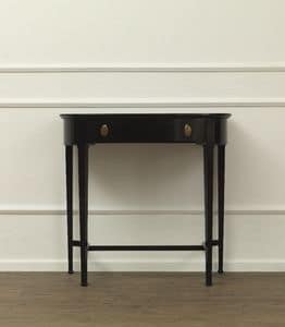 Tiffany, Console with 1 drawer, in cherry, for classic entrances