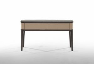 TIFFANY CONSOLE, Wooden console covered in leather