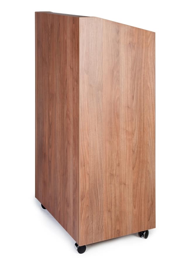 RD, Mobile lecterns in laminate with wheels with brakes, with lights