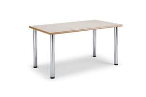 Arno 3 1623, Table with steel legs and top in laminated