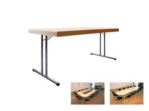 Conference 1880, Folding table with wooden floor for banquets and meetings