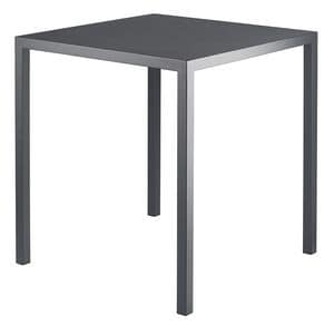 Ivo, Table completely made of metal, for outdoor
