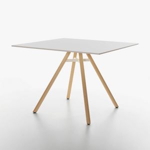 Mart mod. 9843-01, Table with square top in HPL