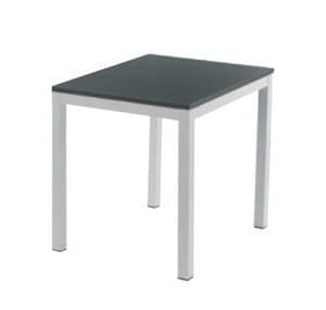 Nettuno cod. 109, Small linear square table for bars and restaurants