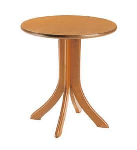 TV04, Table in beech wood, in rustic style, for chalets