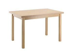TB02, Wooden table, functional and ergonomic, for contract use