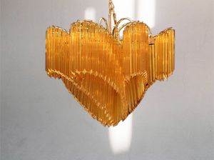 ADE, Murano glass chandelier, plate glass processing