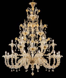 Art. VO 11/R/12+6, Majestic Rezzonico style chandelier